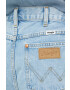 Wrangler pantaloni scurti jeans Festival femei neted high waist - Pled.ro