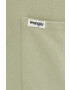 Wrangler polo de bumbac culoarea verde neted - Pled.ro