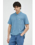 Wrangler polo de bumbac neted - Pled.ro