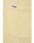 Wrangler polo de bumbac culoarea galben neted - Pled.ro