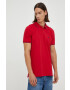 Wrangler polo de bumbac culoarea gri modelator - Pled.ro