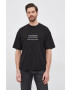 Young Poets Society tricou din bumbac culoarea negru cu imprimeu - Pled.ro