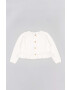 Zippy cardigan bebe culoarea alb light - Pled.ro