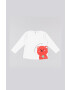 Zippy longsleeve din bumbac pentru copii - Pled.ro