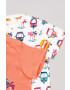 Zippy set de bumbac pentru copii culoarea roz - Pled.ro