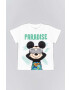 Zippy tricou de bumbac pentru copii x Disney culoarea alb cu imprimeu - Pled.ro