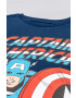 Zippy tricou de bumbac pentru copii x Marvel culoarea albastru marin cu imprimeu - Pled.ro