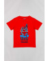 Zippy tricou de bumbac pentru copii X Spiderman culoarea rosu cu imprimeu - Pled.ro