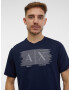 Armani Exchange Tricou Albastru - Pled.ro