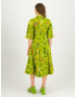 Blutsgeschwister Sneaky Diamond Rochie Verde - Pled.ro