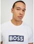 BOSS Tricou Alb - Pled.ro