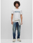 BOSS Tricou Alb - Pled.ro