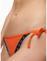 Calvin Klein Cheeky String Side Tie Vermillion Orange Partea inferioară a costumului de baie Portocaliu - Pled.ro