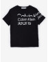 Calvin Klein Jeans Blown-Up Tricou pentru copii Negru - Pled.ro