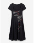 Desigual Broadway Road Rochie Negru - Pled.ro