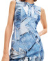 Desigual Denam Rochie Albastru - Pled.ro