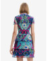 Desigual Exeter-Lacroix Rochie Albastru - Pled.ro