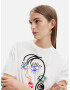 Desigual Face Tricou Alb - Pled.ro