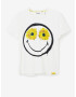 Desigual Margarita Smiley Tricou Alb - Pled.ro