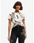 Desigual Mickey Trazos Tricou Alb - Pled.ro