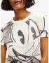 Desigual Mickey Trazos Tricou Alb - Pled.ro