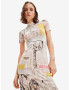 Desigual News Rochie Bej - Pled.ro