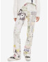 Desigual Nicole Pantaloni Alb - Pled.ro