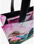 Desigual Paisaje Surreal Shopper Geantă Roz - Pled.ro