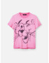 Desigual Pink Panther Smile Tricou Roz - Pled.ro