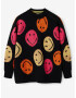 Desigual Smiley Hanorac Negru - Pled.ro