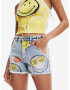 Desigual Smiley Pantaloni scurți Albastru - Pled.ro