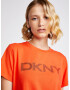 DKNY Striped Logo Tricou Portocaliu - Pled.ro