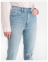 GAP Distressed Cigarette Jeans Albastru - Pled.ro