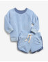 GAP Knit Outfit Set pentru copii Albastru - Pled.ro