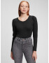 GAP Modern Henley Long Tricou Negru - Pled.ro