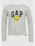 GAP & Smiley® Tricou pentru copii Gri - Pled.ro