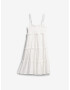 GAP Tiered Rochie pentru copii Alb - Pled.ro