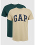 GAP Tricou 2 buc Verde Bej - Pled.ro