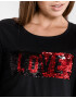 GAS Tessi RS Love Tricou Negru - Pled.ro