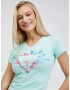 Guess Kathe Tricou Albastru - Pled.ro