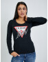 Guess Tricou Negru - Pled.ro