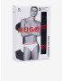 HUGO Slipuri 3 buc Negru - Pled.ro