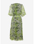 ICHI Rochie Verde - Pled.ro