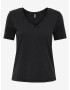 Jacqueline de Yong Farock Tricou Negru - Pled.ro