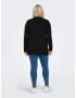 ONLY CARMAKOMA Esly Cardigan Negru - Pled.ro