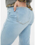 Pieces Leah Jeans Albastru - Pled.ro