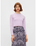 Pieces Maddi Crop top Violet - Pled.ro