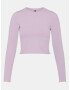 Pieces Maddi Crop top Violet - Pled.ro