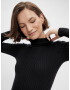 Pieces Rista Turtleneck Negru - Pled.ro