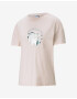 Puma Evide Graphic Tricou Roz - Pled.ro